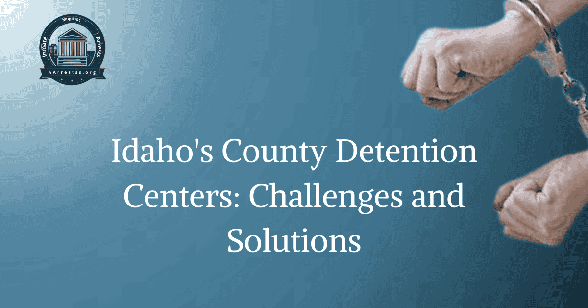 Idaho's County Detention Centers: Challenges and Solutions
