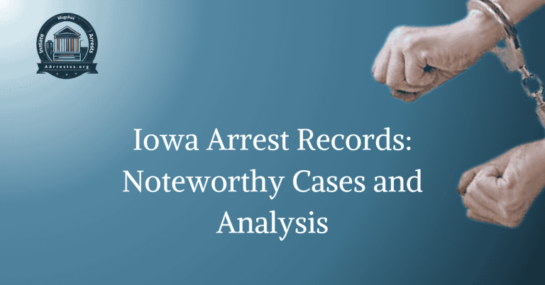 Iowa Arrest Records: Noteworthy Cases and Analysis